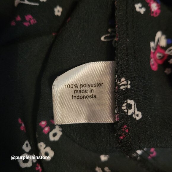 Lane Bryant Floral Tunic Top 26 Balloon Sleeve V Neck Ethereal Cottagecore - Picture 6 of 13